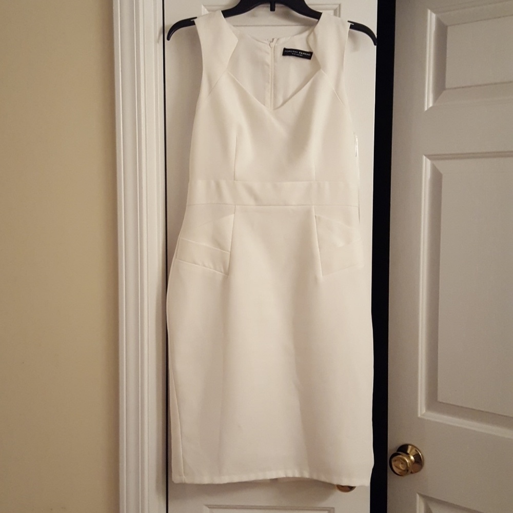 Fitted Ivory Dress