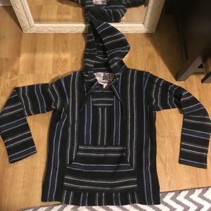 Heavy sweatshirt, commonly called “baja hoodie”