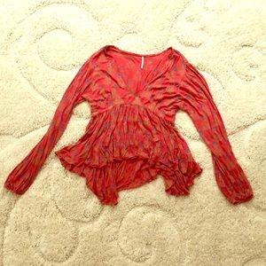 Free People shirt size large
