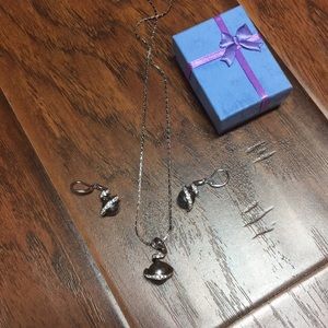 ❤️18K gold plated jewelry set