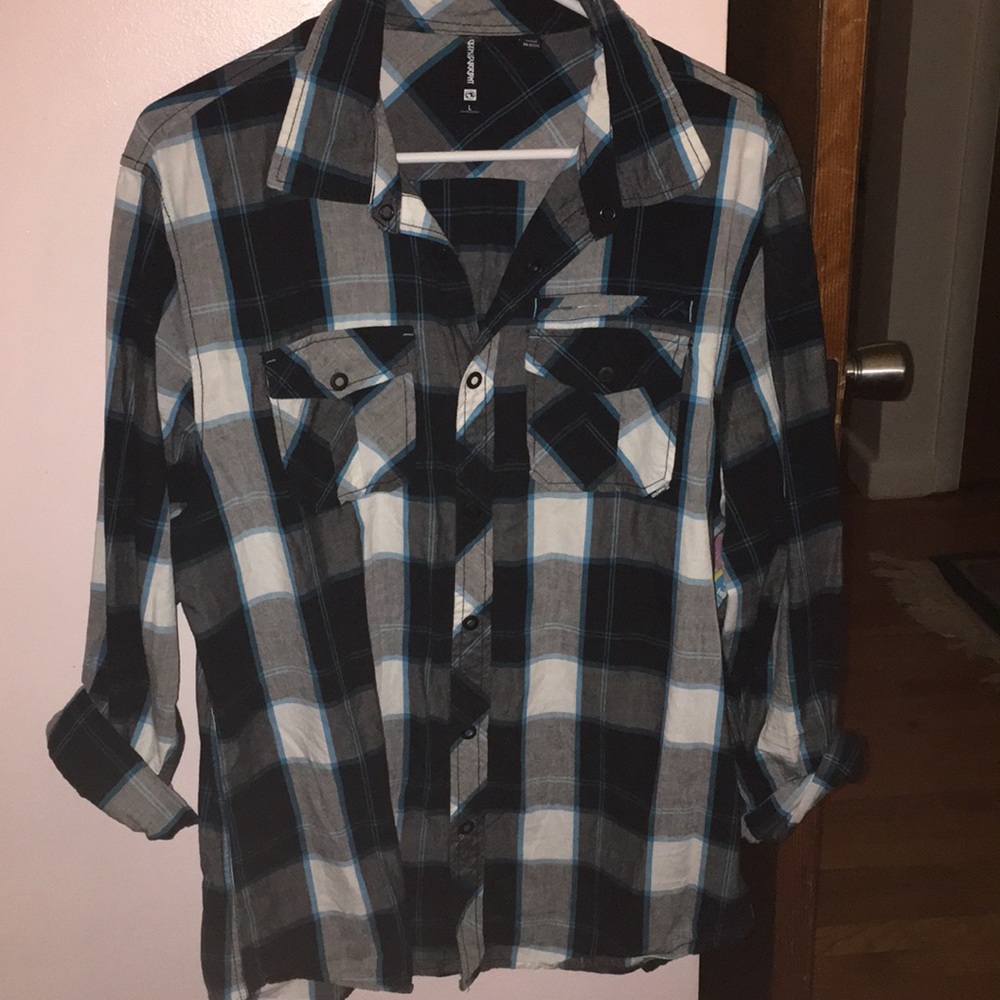 Men’s large Ocean Current flannel