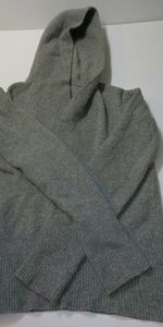 Womens sexy grey J.Crew hooded sweater