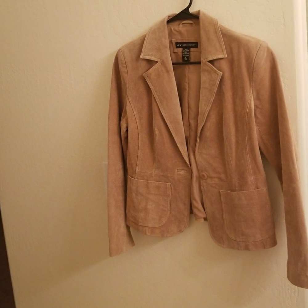 New York and company leather jacket