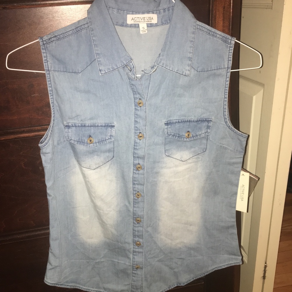Denim Tank Shirt