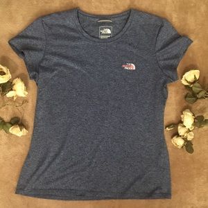 THE NORTH FACE Blue Short Sleeve Shirt