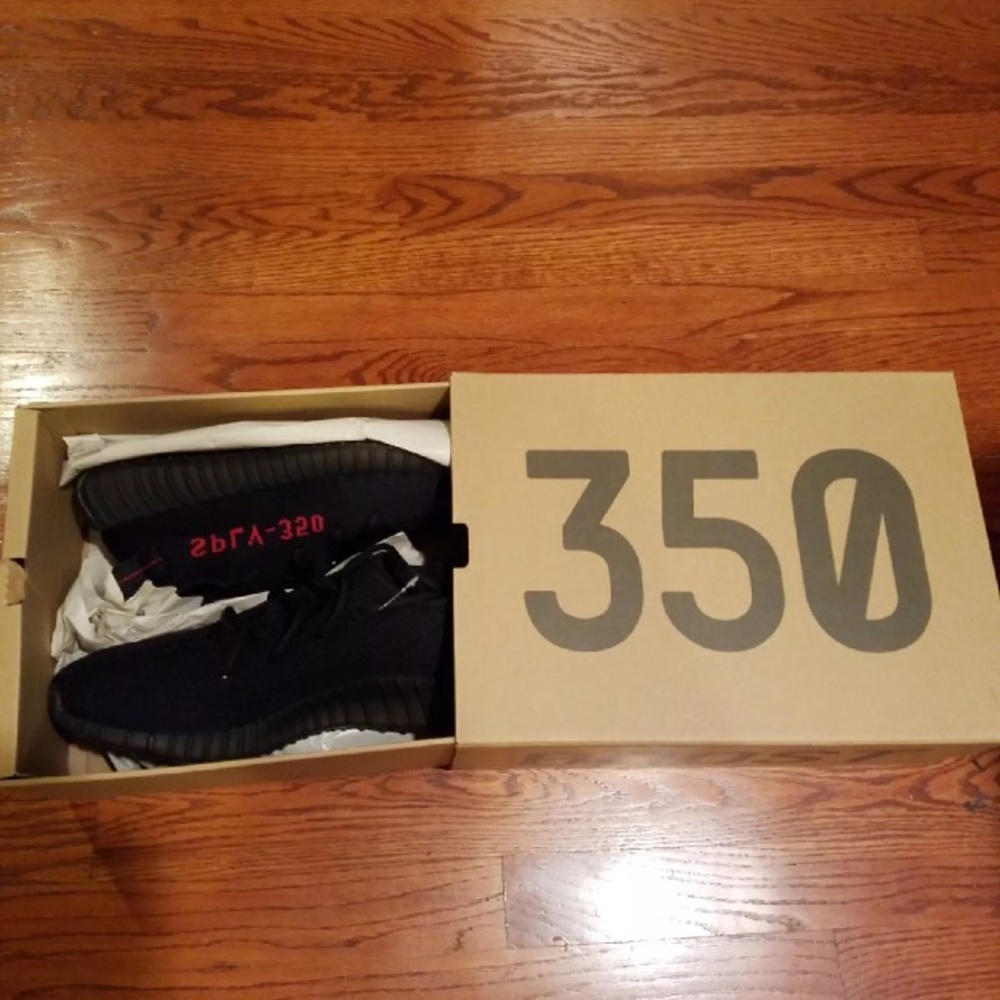 Bred Yeezy Boost 350 V2