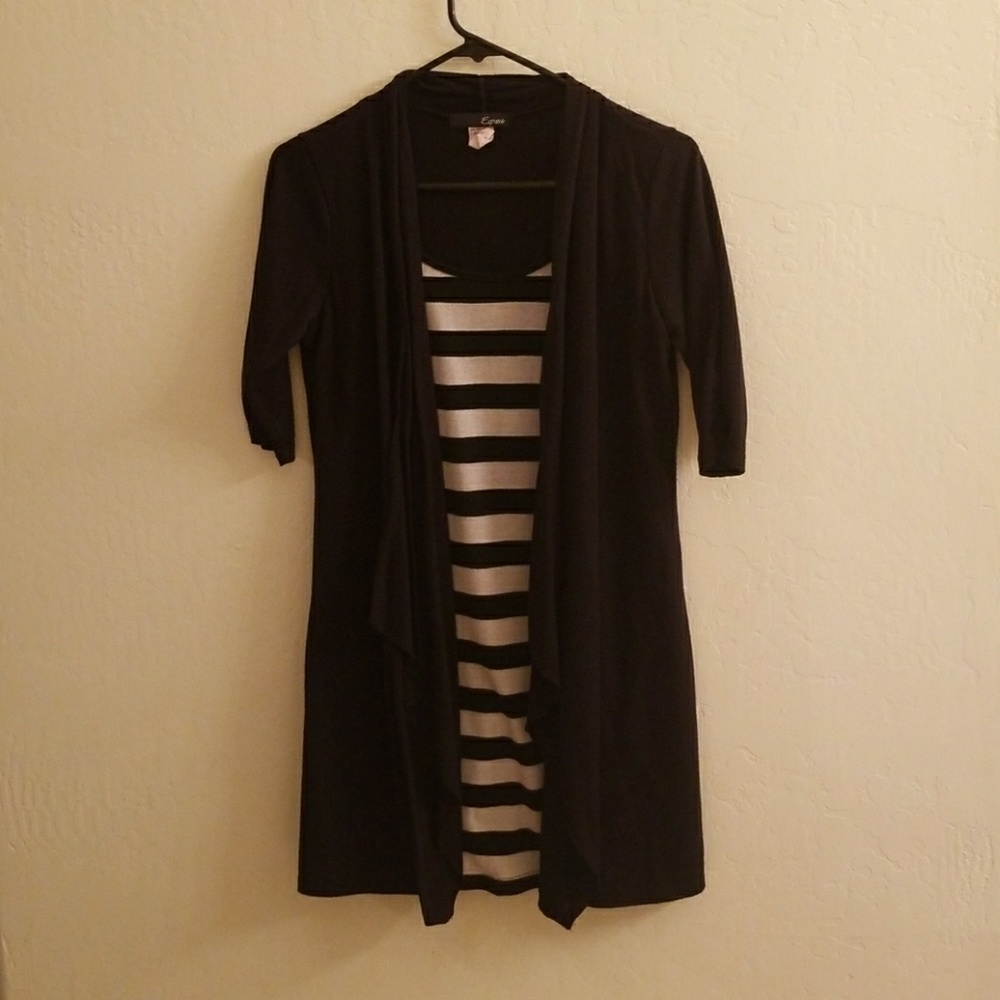 Cute black and white dress