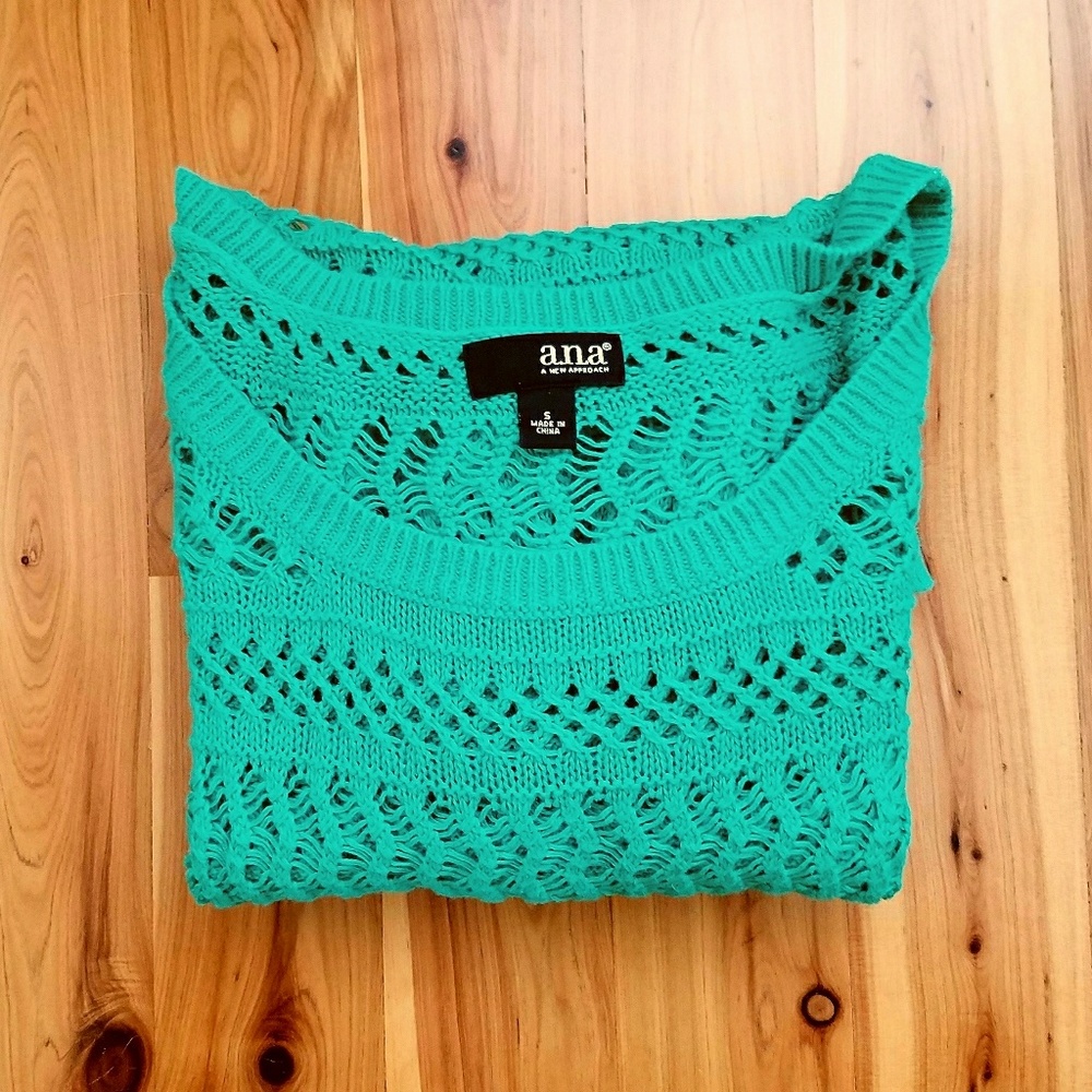 Green-blue Sweater