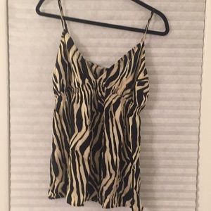 Zebra Print Express Top