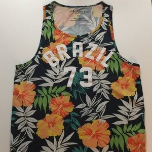 Brazil Tropical Floral Tank Top