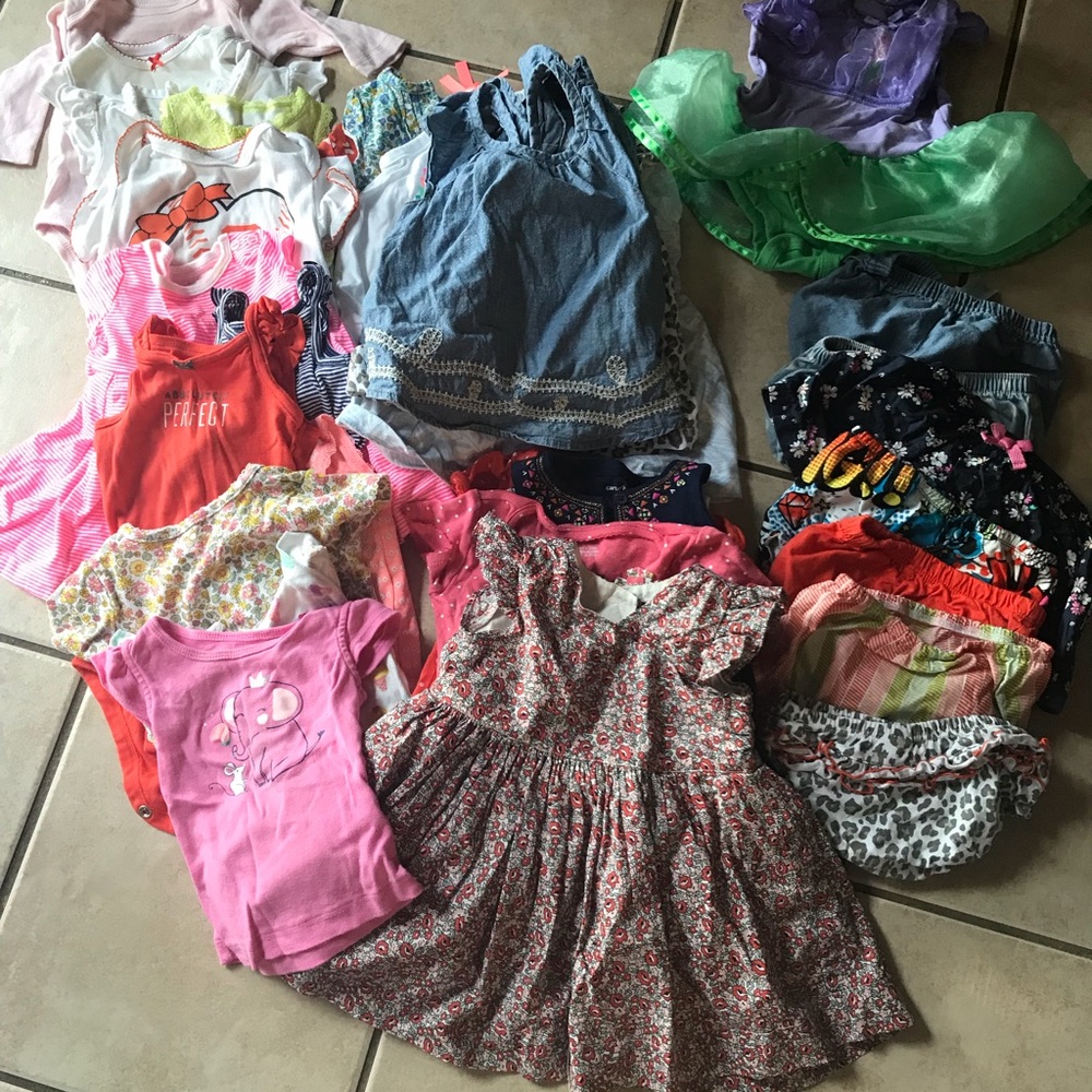 32 piece baby girl bundle 0-6 months