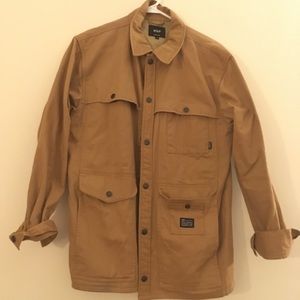 Camel cotton HUF jacket