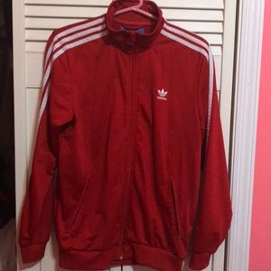 Red Adidas Track Jacket
