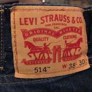 Men’s levis 514 38/30