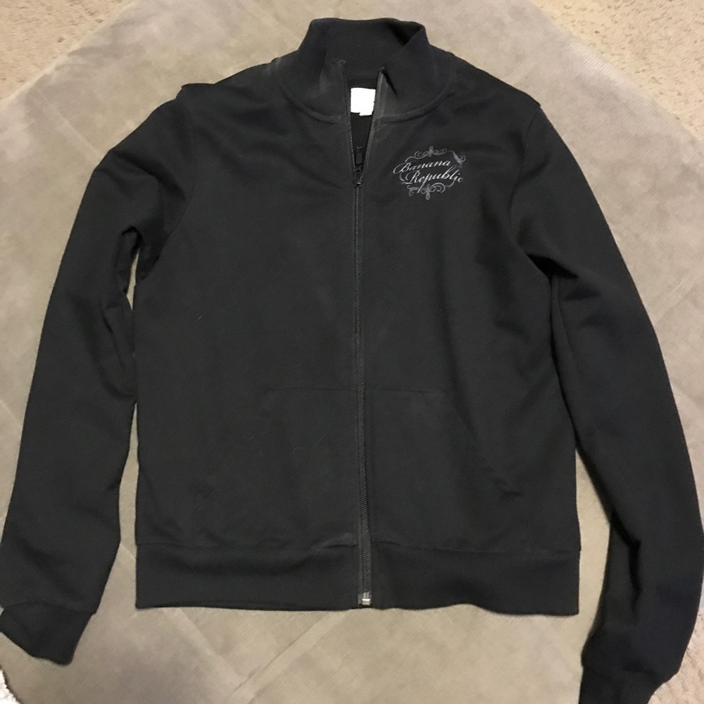 Black Banana Republic light cotton jacket.