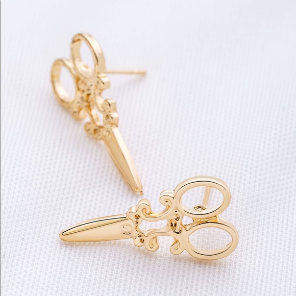 🎁Gift 4 Ur Hairdresser🆕scissor earrings - Picture 2 of 3