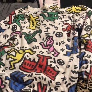 Joyrich X Keith Haring crewneck sweater