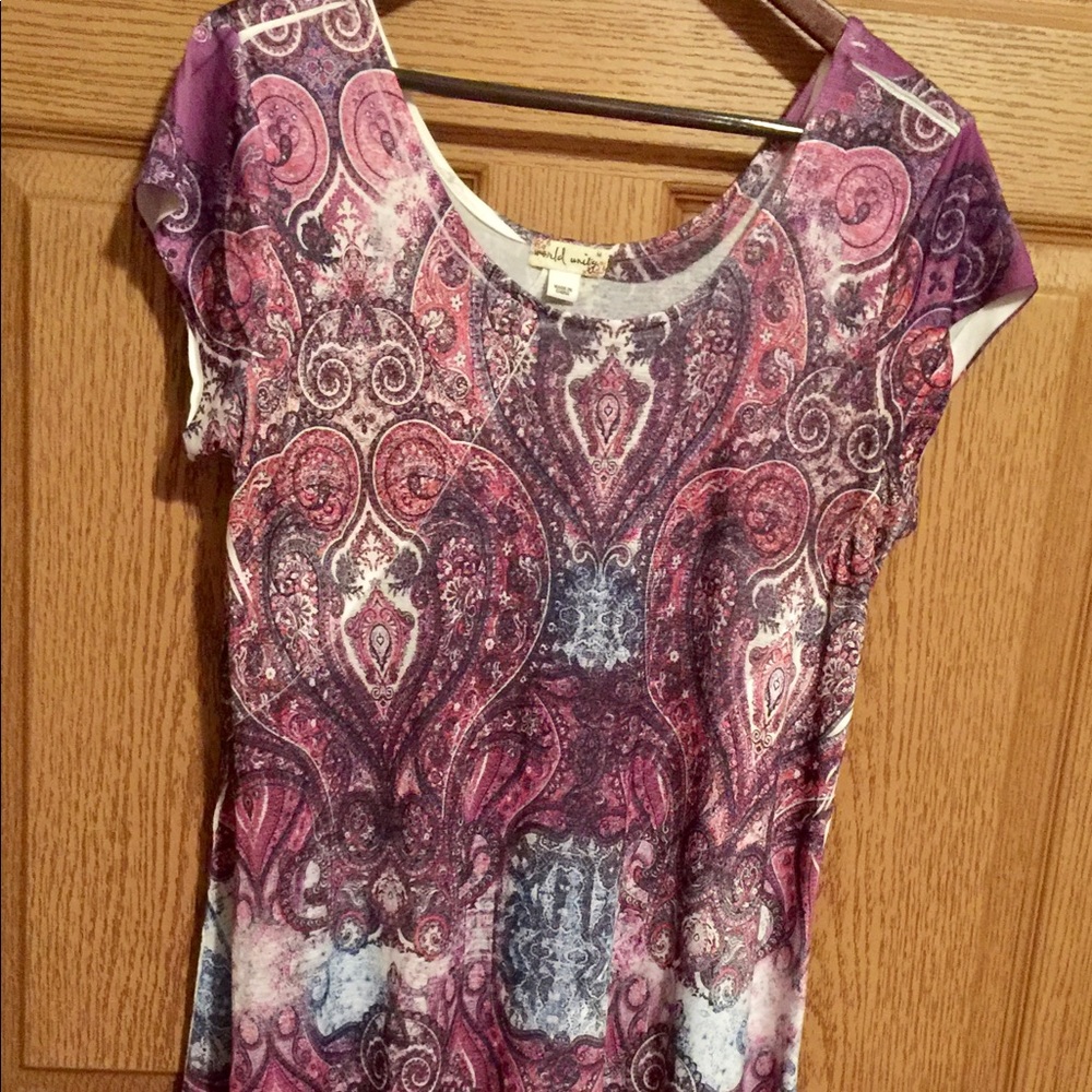 Soft, Silky Multi Color Print Dress