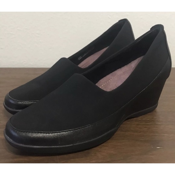 clarks active air wedge shoes