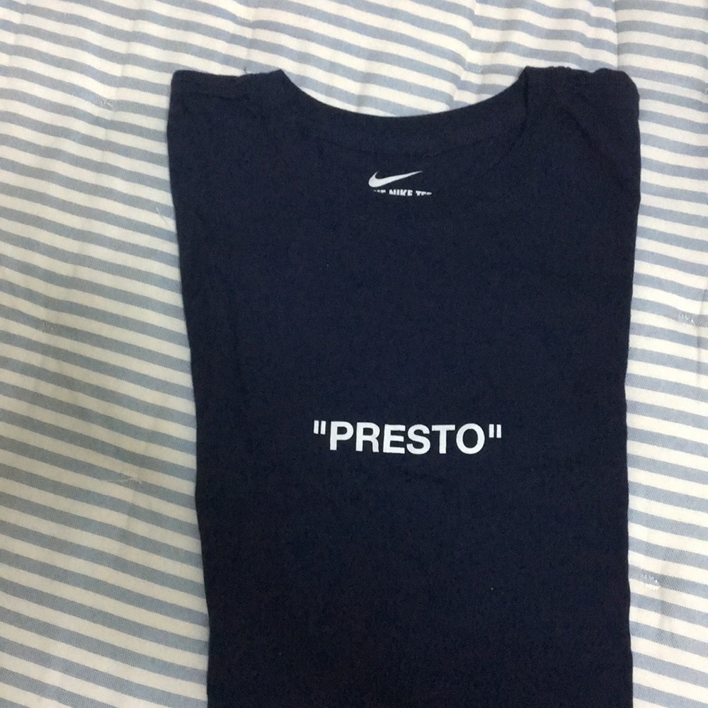 Nike x OFF WHITE "off campus" event tee Presto