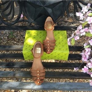 Dolce vita cognac sandals 6.5