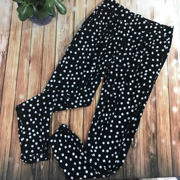 ASOS Pants - 🤫LAST CALL ASOS black polka dot joggers