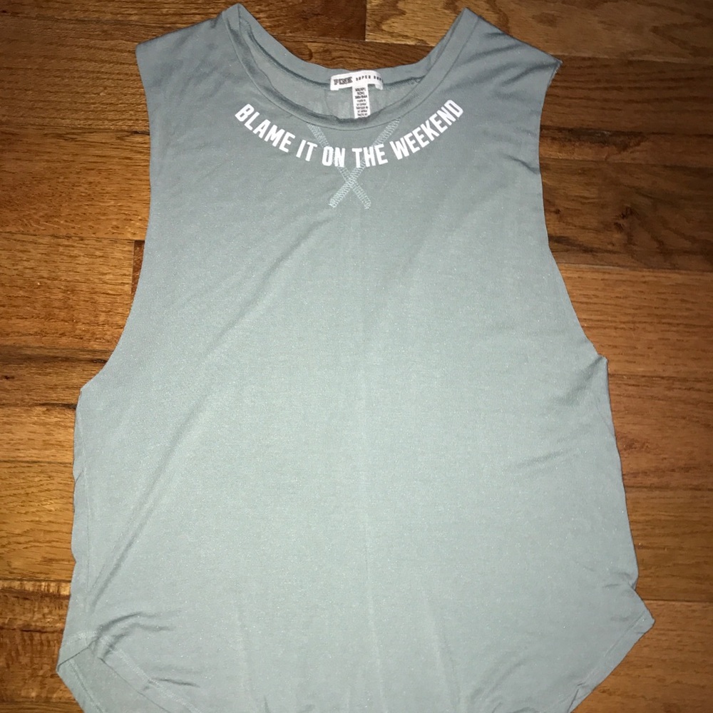 pink muscle tee - Picture 1 of 3