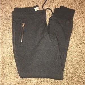 gray joggers