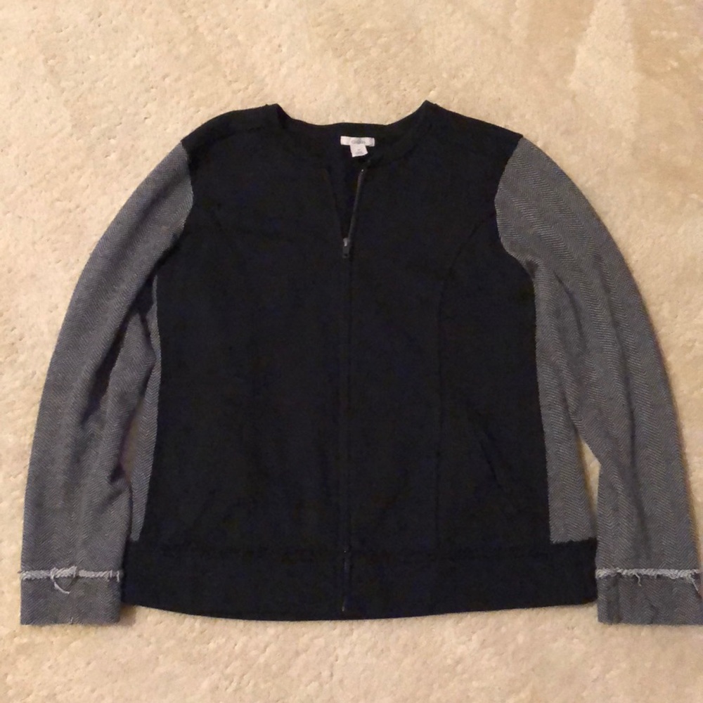 Black Caslon cotton jacket
