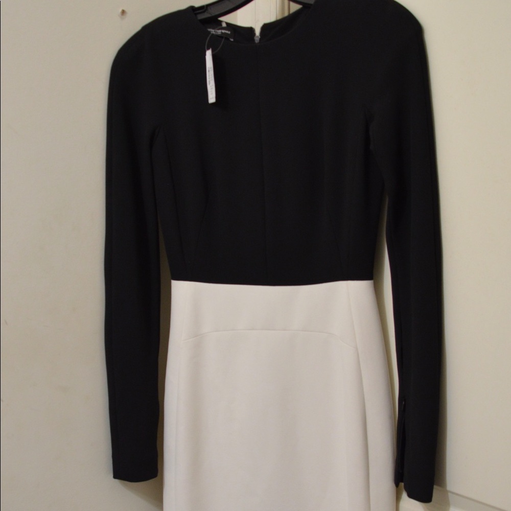 Narciso Rodriguez Black Tweed V Neck retail-1695$