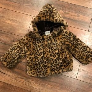 Mudpie Baby Faux Fur Coat