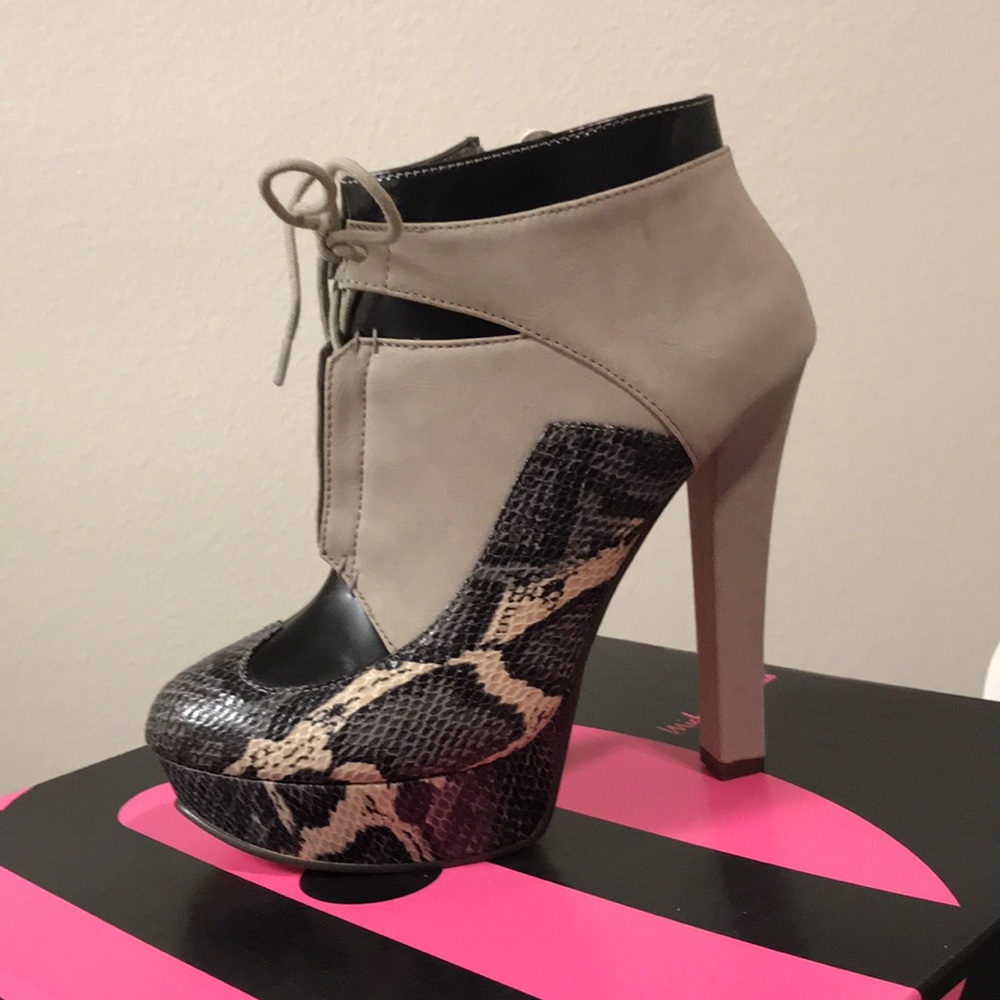 Snake skin heels