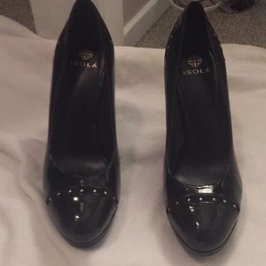 Black patent leather, Isola pumps