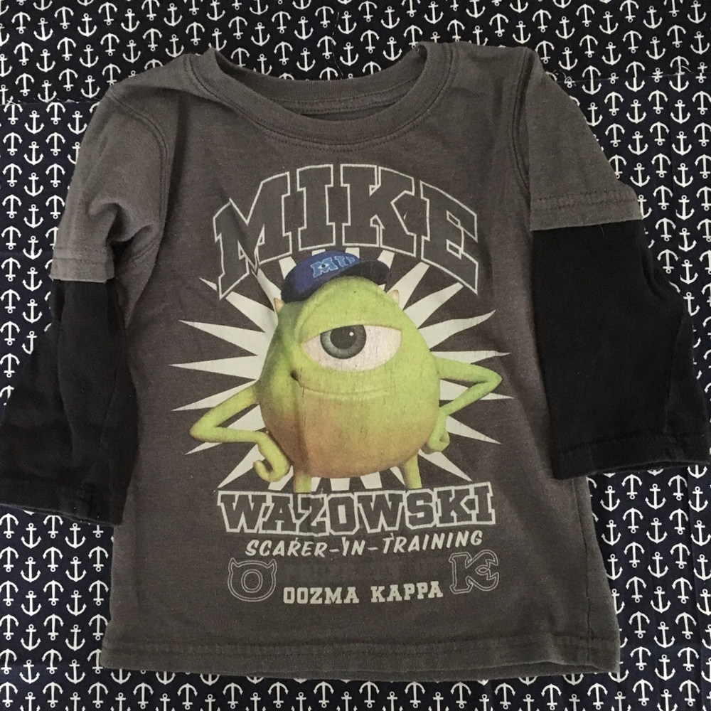 ⭐️Disney Monsters University Long Sleeve Knit Tee