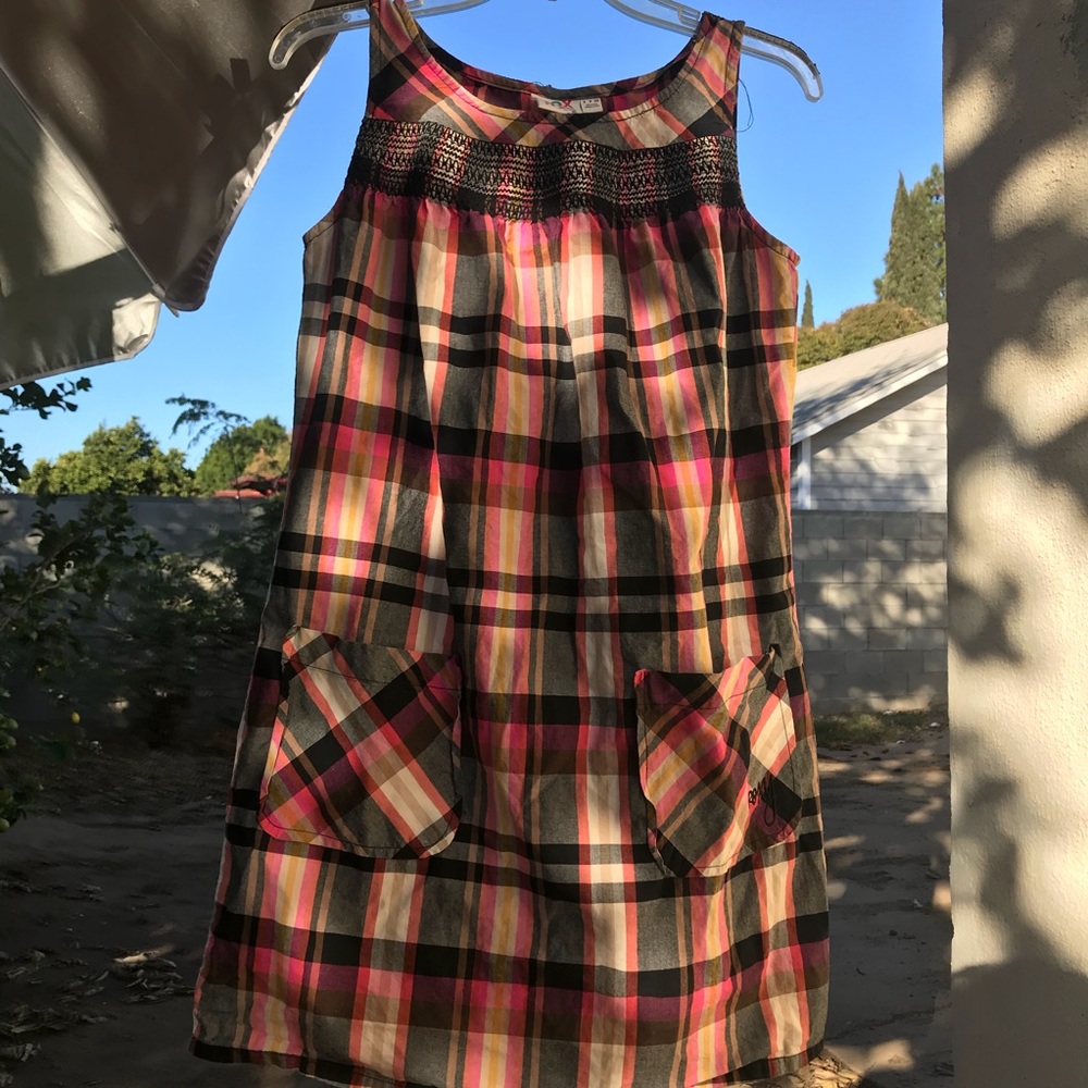 Plaid roxy dress.