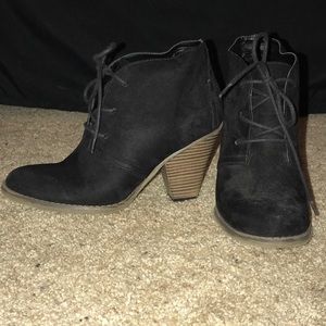 SOLD- Black Booties