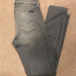 HUDSON gray skinny jeans 28