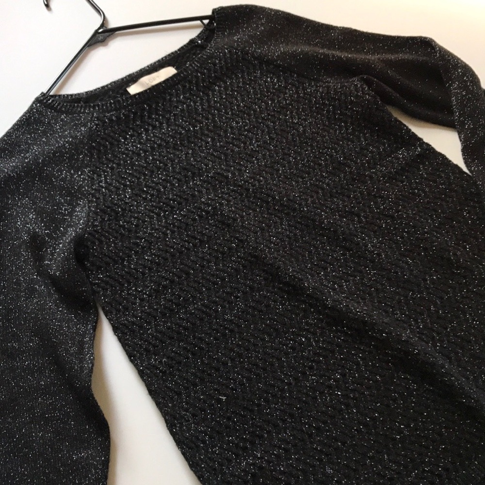NWT Loft Sparkly metallic Sweater
