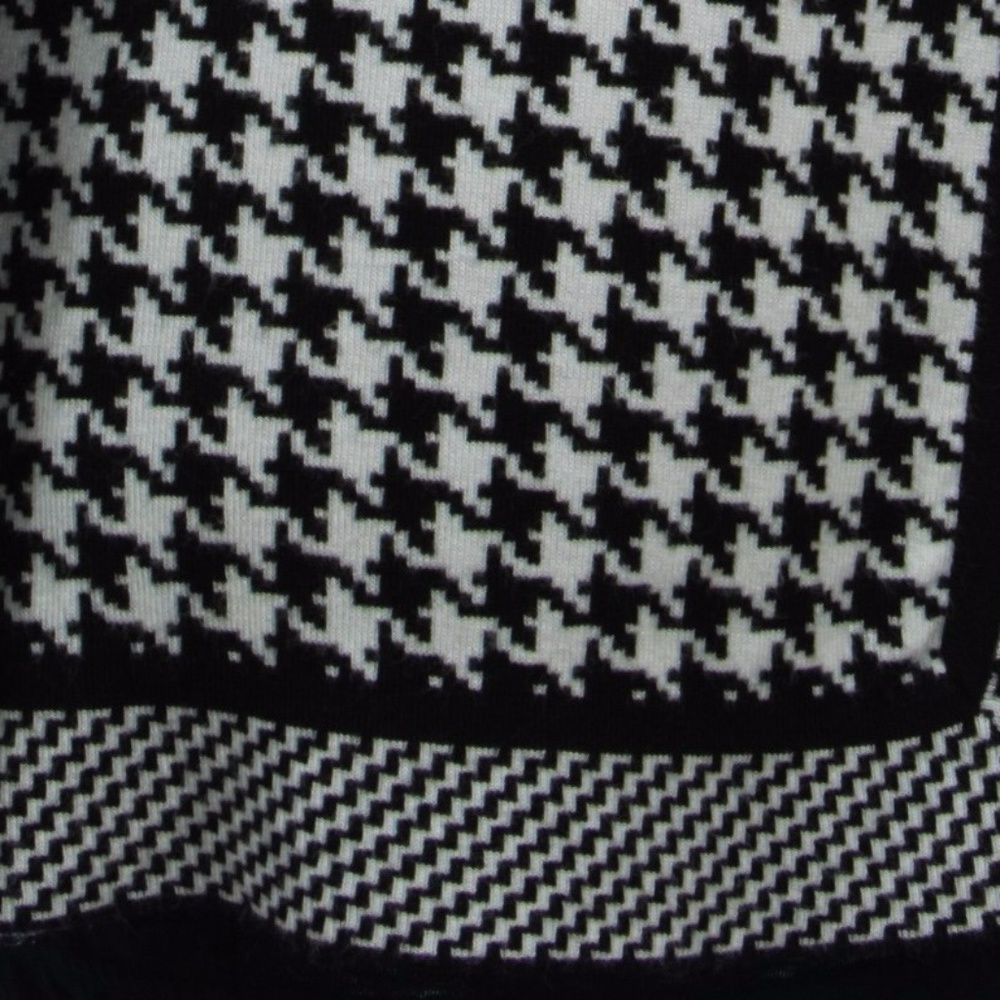 Charter Club Black/White Knitted Cardigan Sweater - Picture 7 of 8