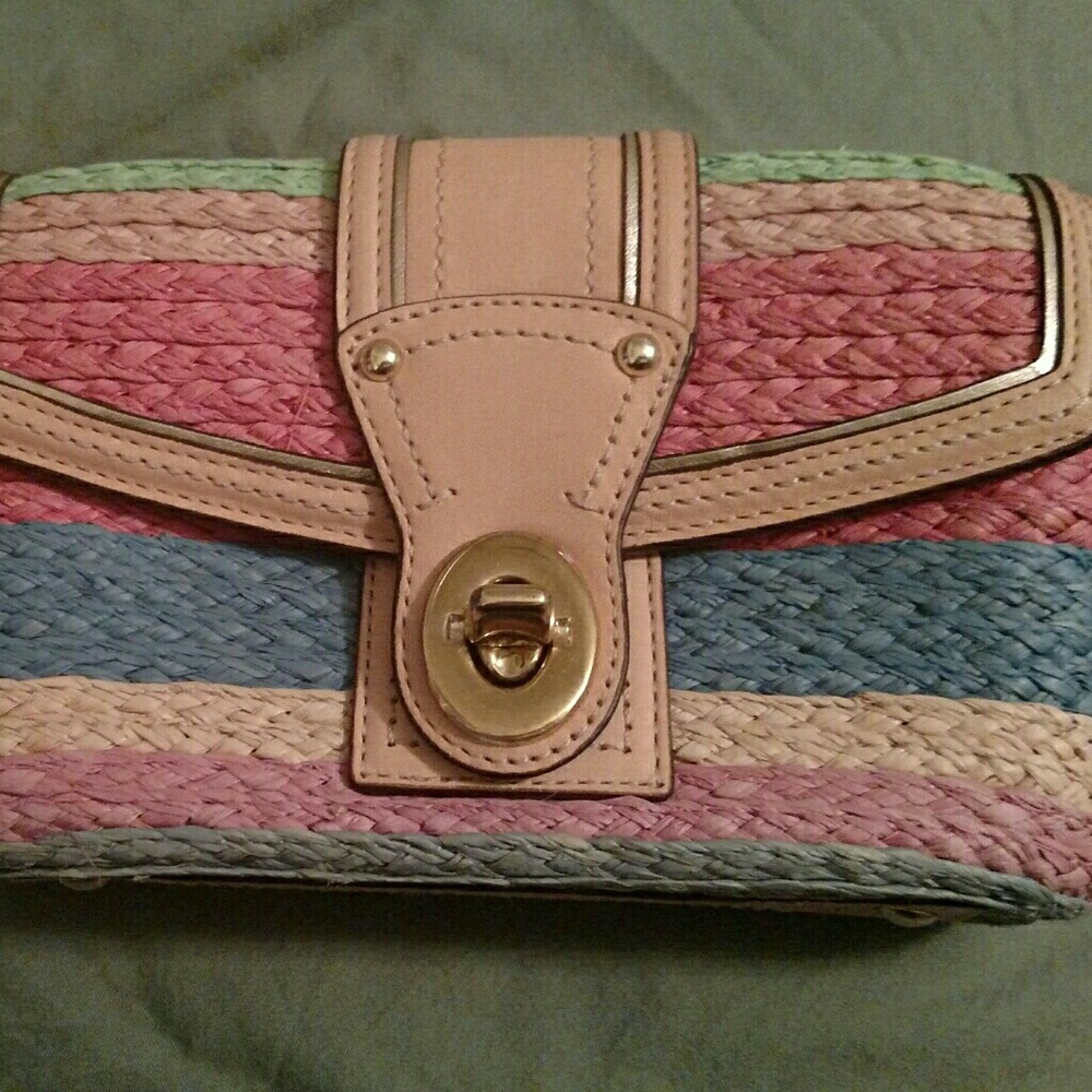 Coach colorful clutch / handbag