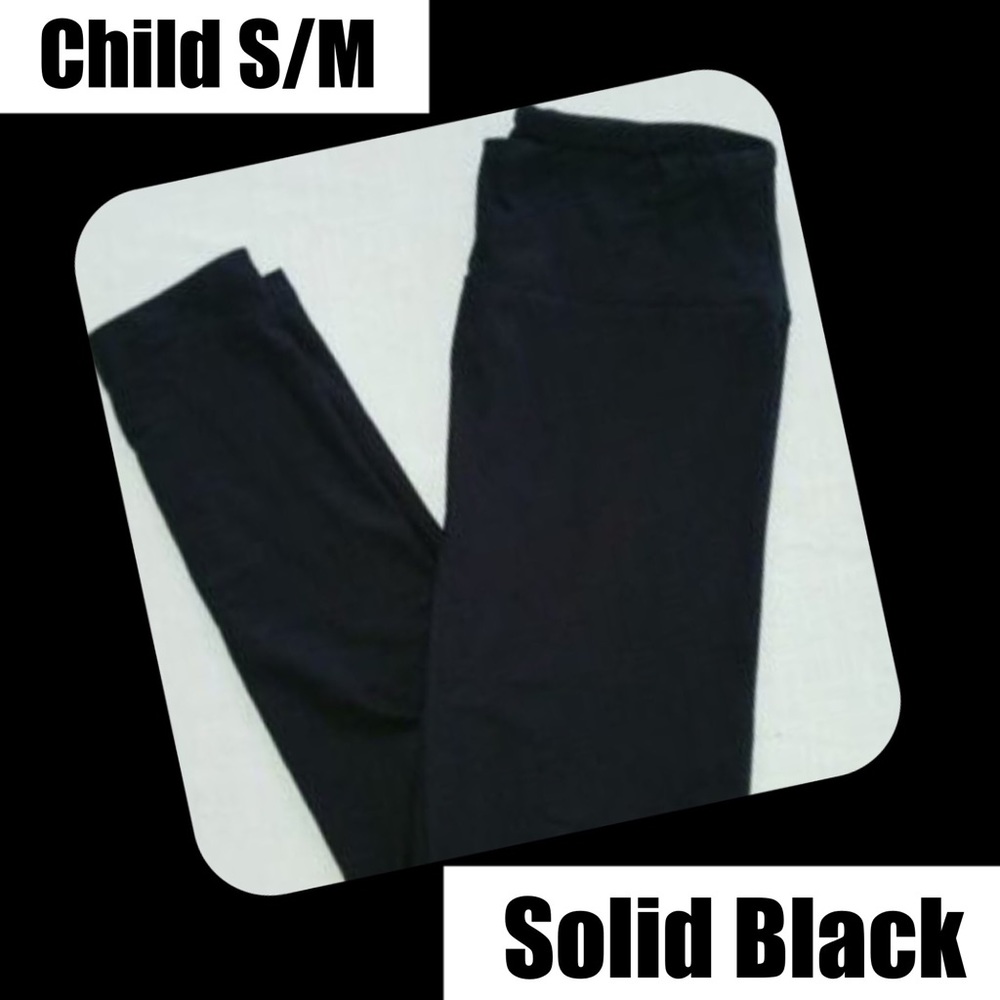 Lularoe black NWT child S/M