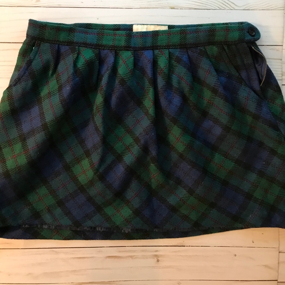 Plaid Mini Skirt