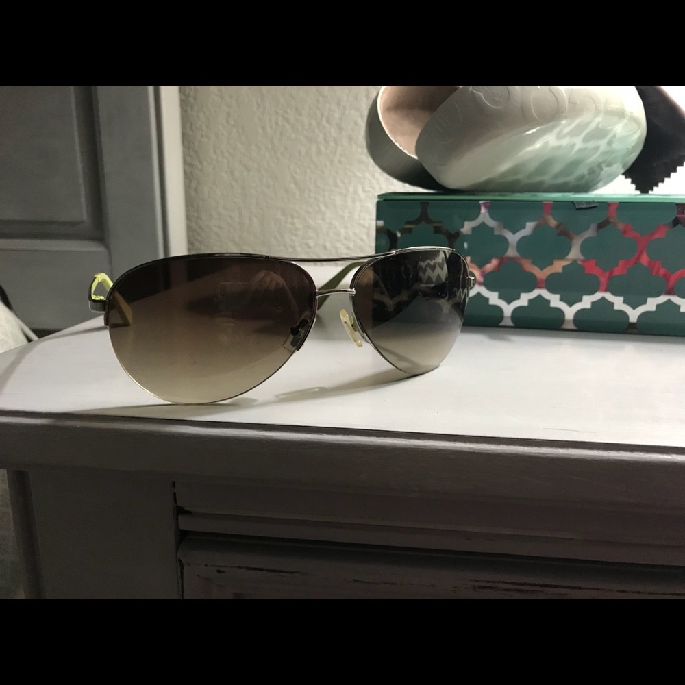 Coach aviator sunglasses