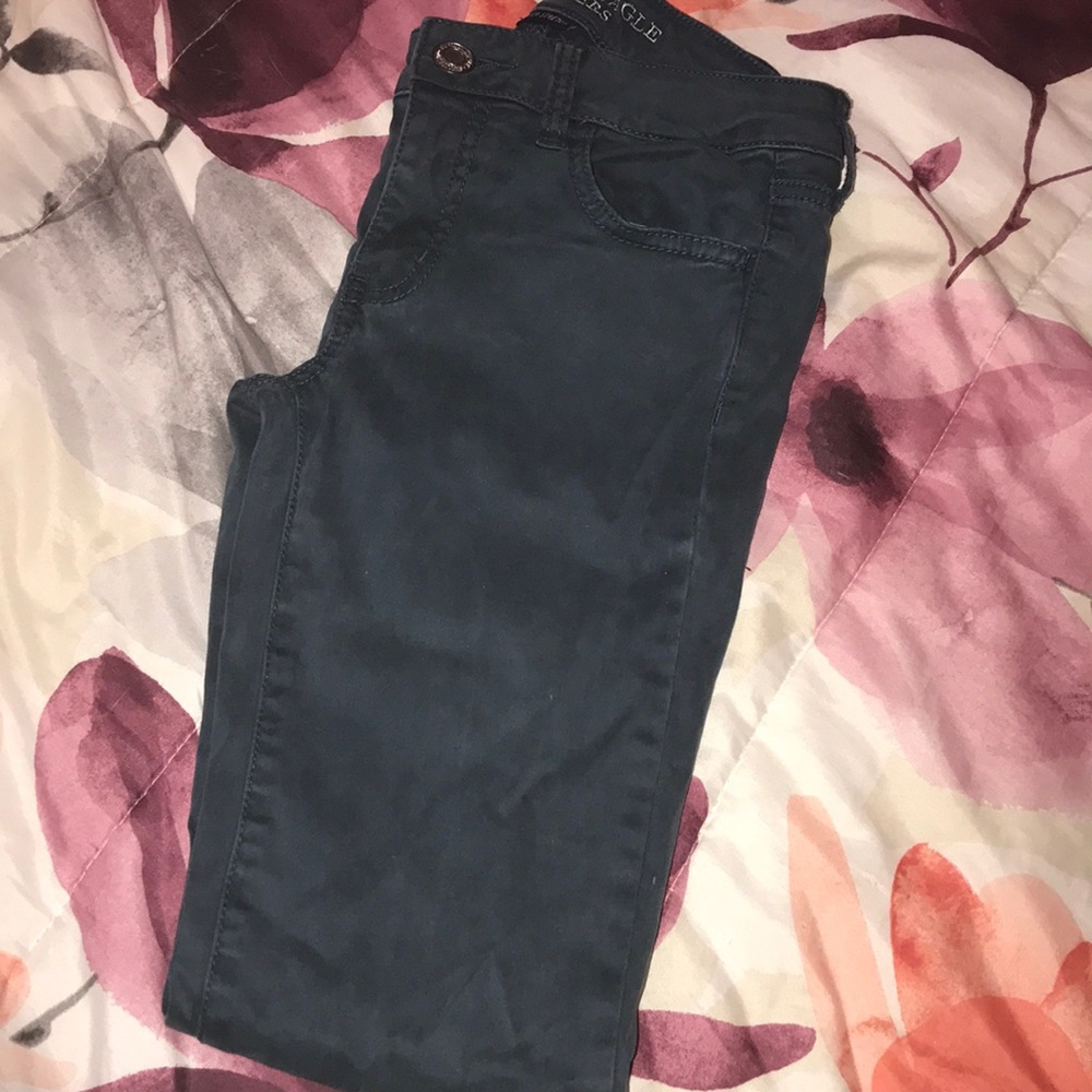 Teal Jeggings