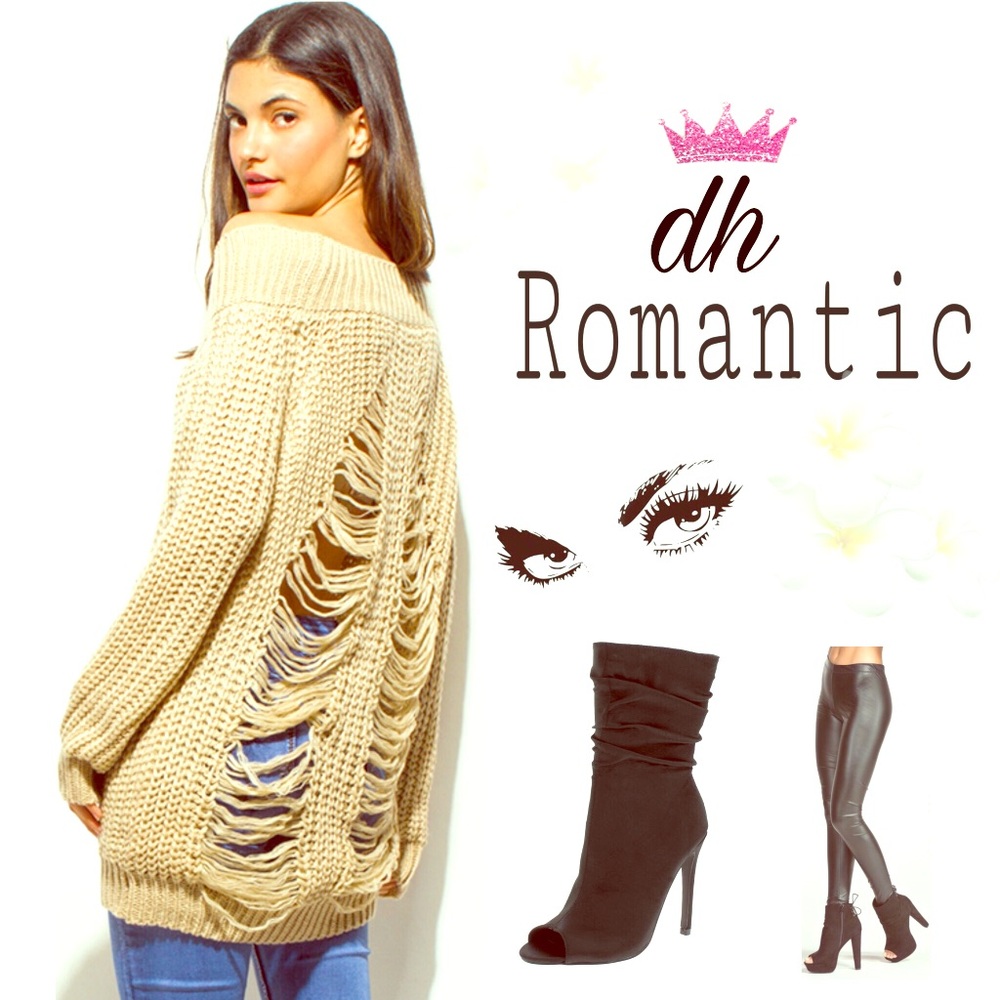 5 ⭐️ 🔵 Buy 1 Get 1 🆓 Destroyed Sweater - Picture 2 of 4