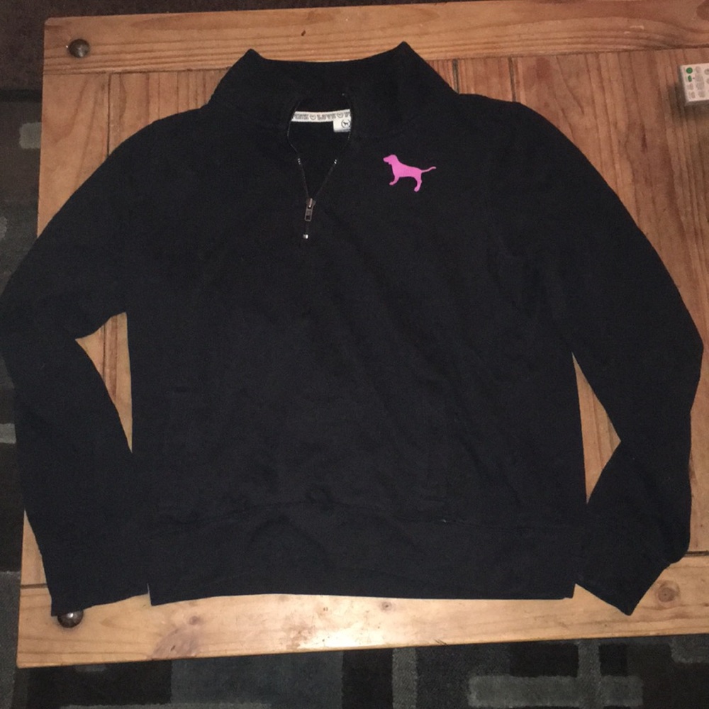 VS Pink Quarter ZIP