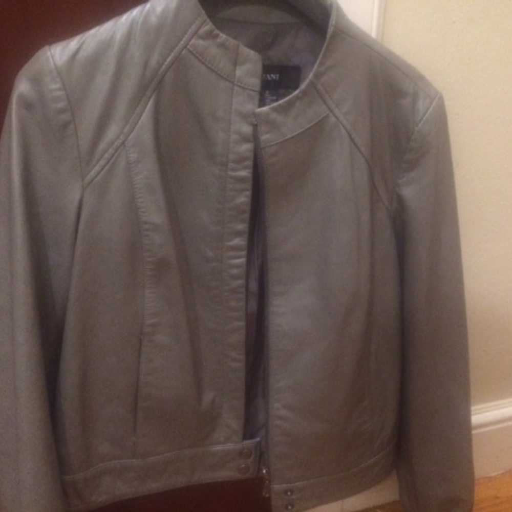 Alfani 100% Leather Jacket
