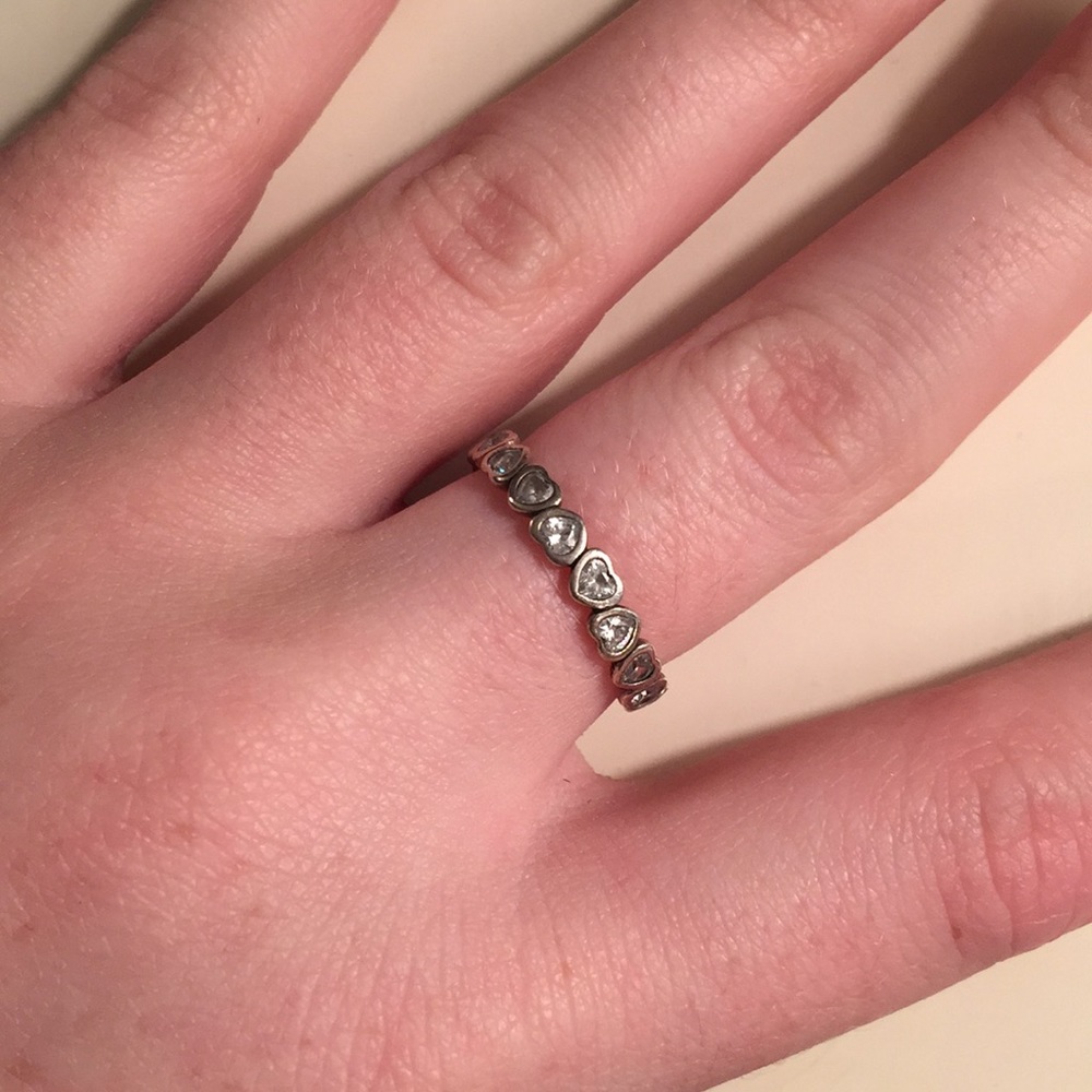 Pandora forever more heart ring