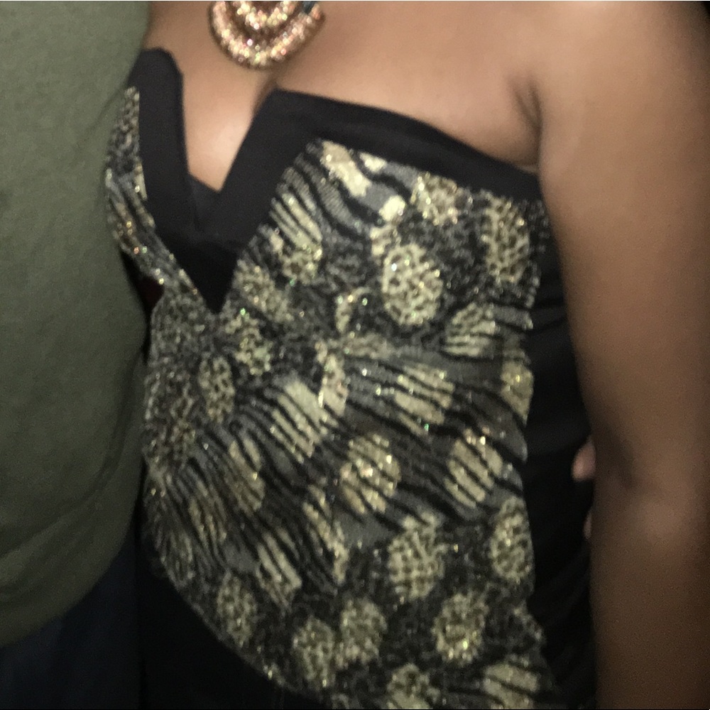Strapless dress top