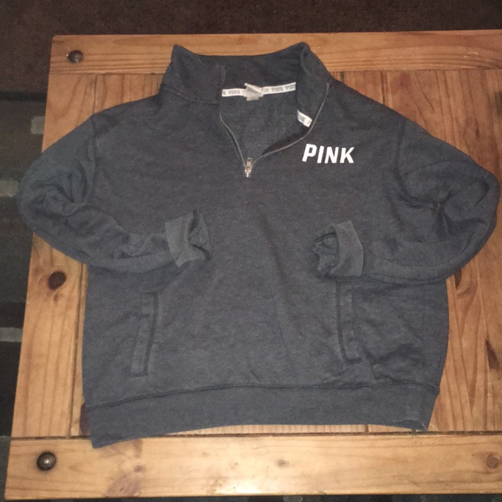 VS PINK quarter zip sweater